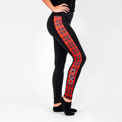 female wearing Rollology leggings